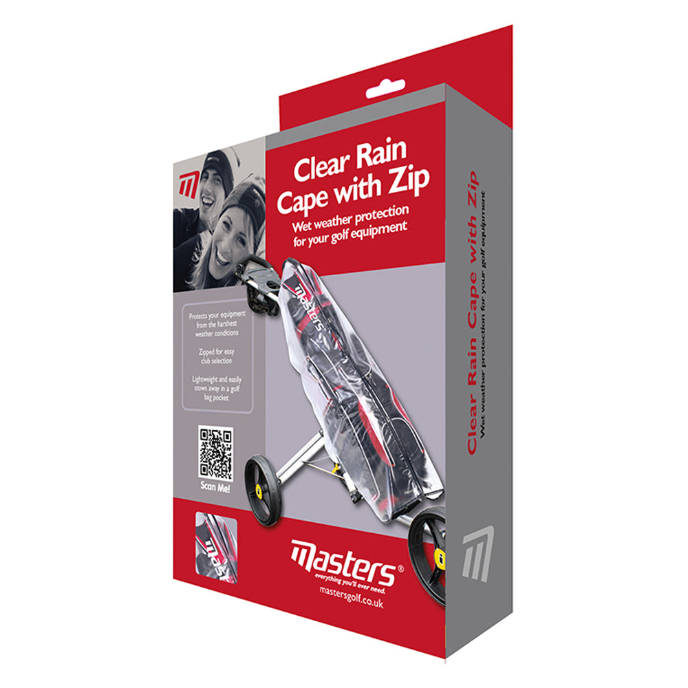 Masters Clear Rain Cape with Zip